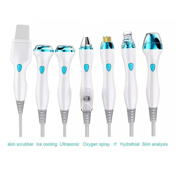 Portable Hydra Beauty Facial 7 in 1 Machine Skin Peeling Hydro Oxygen Facial Hydra Dermabrasion Aqua Peel Machine photo-4