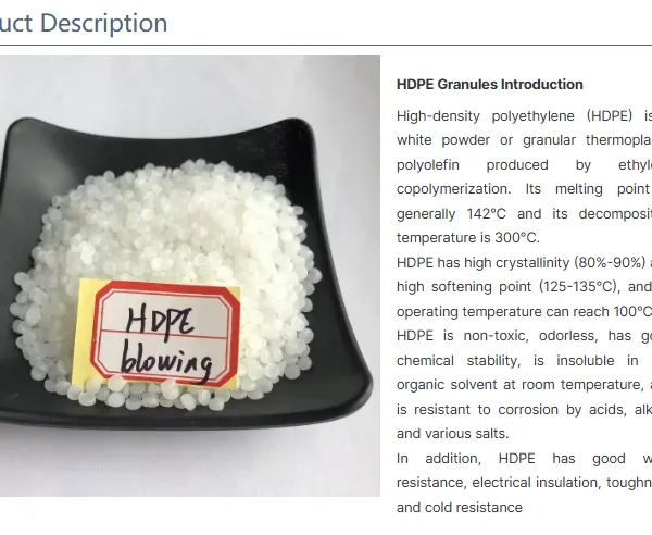TAISOX HDPE Taiwan Formosa 7200F High-density Polyethylene High-flow Food-grade Container Application HDPE High-density Polyethylene HDPE 9001 photo-3