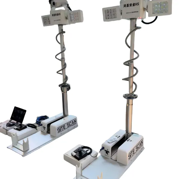 3-Year Warranty Industrial Lighting Tower with Automatic Leveling System