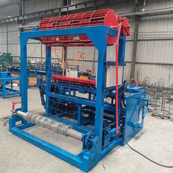Automatic Hinged Lawn Fencing Production Machine, PLC Pump, Motor, and Gears, Suitable for Construction and Agricultural Metal Wire Mesh Equipment