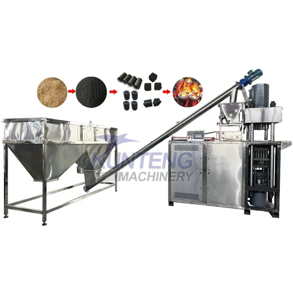 Industrial high-efficiency tail coal semi-coke iron filings hydraulic briquetting machineEPC