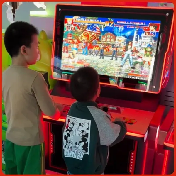 Large Moonlight Treasure Box Arcade Fighting Game - King of Fighters '97 Nostalgic Street Fighter Two - Player Desktop Coin - Operated Joystick Video Game Machine photo-2