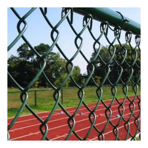 Hot Sale Green PVC Coated Chain Link Wire Mesh Fence for Farm/Garden photo-3