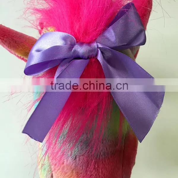 Custom Rainbow Stuffed Plush Horse Toy Bag for Kids photo-3
