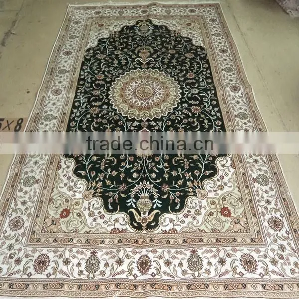 5'x8'ft Persian Cotton Carpet Beautiful Red Color Handmade Cotton Rugs photo-5