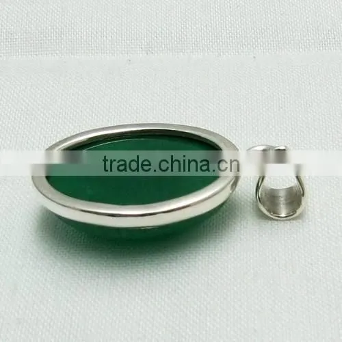 Aura Of Beauty Green Aventurine Pendant, Online Silver Jewellery, Fine Silver Jewellery photo-6