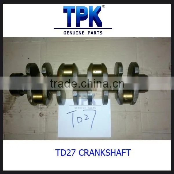 TD27 TD27T Forged Steel Crankshaft, Cast Crakshaft 12201-6700 12200-65300 12200-F4000 photo-4
