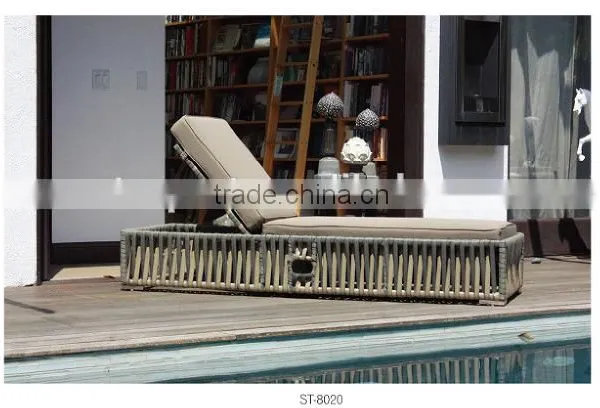 2014 Latest Design Rattan Outdoor Furniture Sun Bath Lounge Bed for Foshan Guangdong Quality Choice photo-4