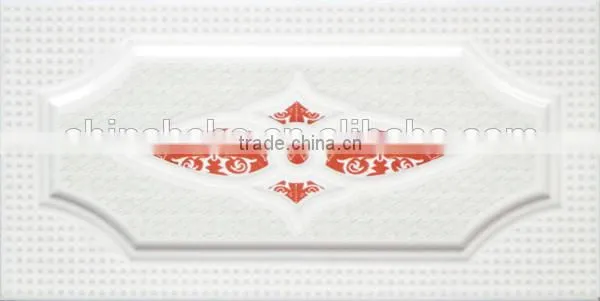 Glossy White Outside Wall Tiles Design For Building 140x280mm photo-3