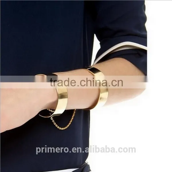 New Euro-American Vintage Two-ring Chains Arm Bangles Alloy Multilayered Bracelet photo-2