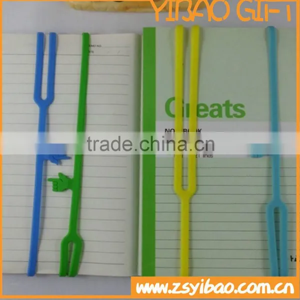 Fashion Silicone Fingerprint Bookmark photo-3
