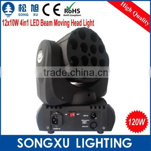 Color Changeable 12x10w Dmx Led Moving Head Beam Light Show Party Effect Lighting Quality Choice photo-4