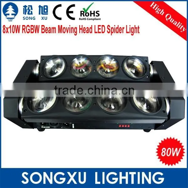 Wholesale 8x10w Rgbw Beam Led Spider Light Moving Head Light photo-3