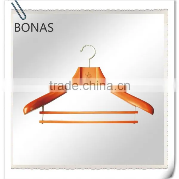 Multifunction Natural Wood Clothes Hanger