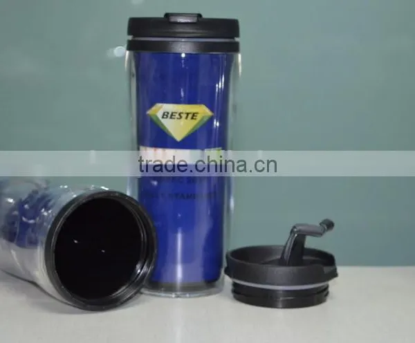 13oz Custom Logo Plastic Color Changing Magic Travel Mug photo-6