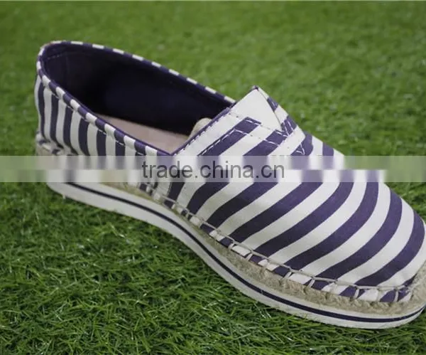 Purple Stripes Fashion Women Men Canvas Shoes photo-2