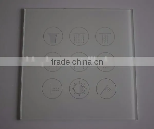 3mm 4mm Tempered Glass for Touch Switch Panel, Light Switch Glass photo-5