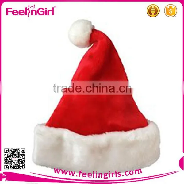 Cheap Hot Sale Red Christmas Hat Santa Claus Hat photo-3