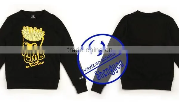 Wholesale Custom 100 Polyester Mens Printed Pullover Sweatshirt photo-6