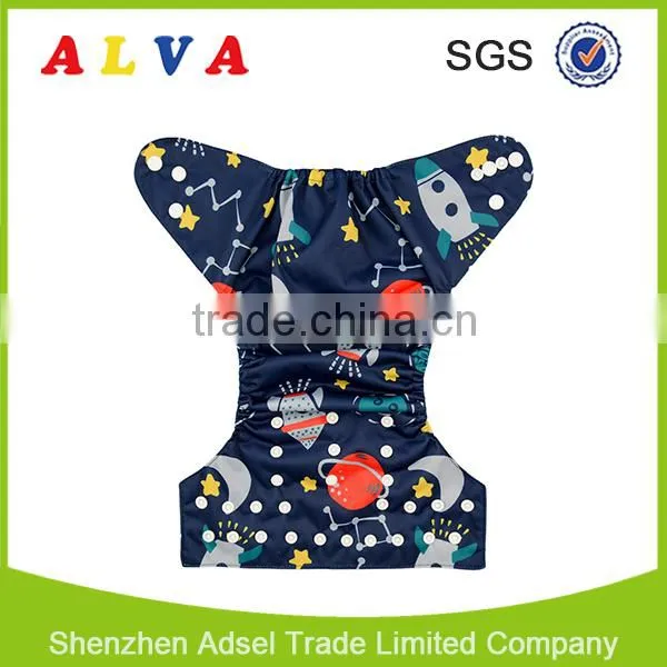 Alva New Space Design Pocket Washable Best Baby Cloth Diaper photo-5