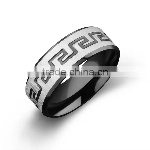 Best Sale Classic Men Ring Greek Style Rings photo-2