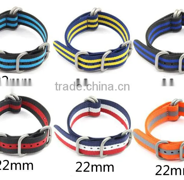 Fashion Style Colorful Fabric Nylon Watch Strap photo-5