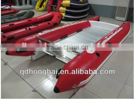 (CE) 14ft Inflatable High Speed Catamaran Boat for Sale photo-4