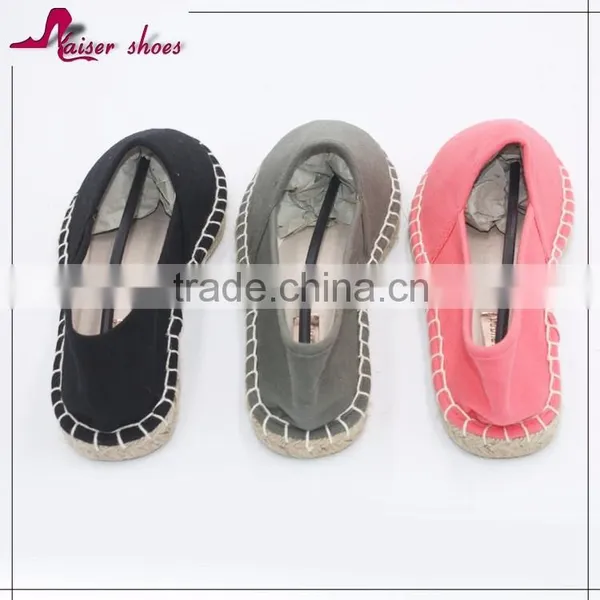 Cheap Wholesale Espadrille White Canvas Shoe in China Wholesale Fashion Canvas Shoe Quality Choice photo-3