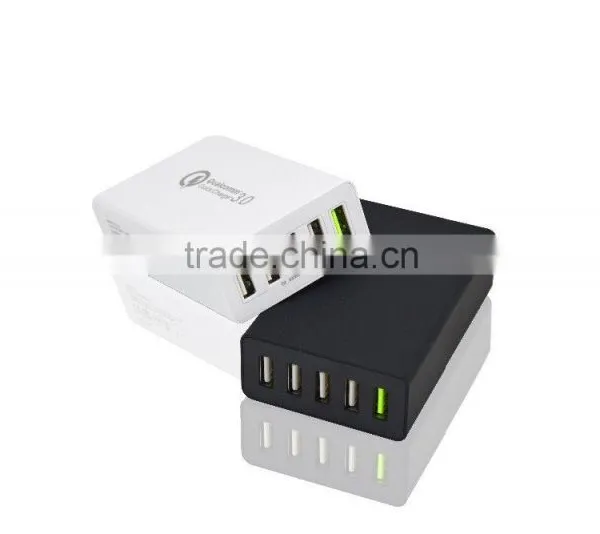 2016 Newest Product Home Charger 5-PORT USB Charger QC3.0 Quick Charger photo-5
