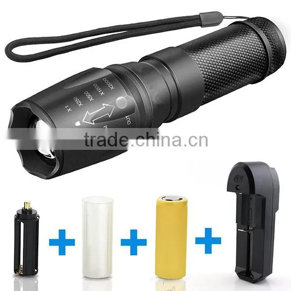E26 Type 26650/18650 Rechargable Battery Most Powerful Led Flashlight Tactical Led Flashlight Waterproof X800 Flashlight Quality Choice photo-2