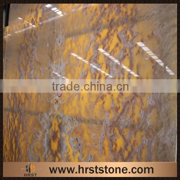 Bookmatch Translucent Background Yellow Onyx photo-6