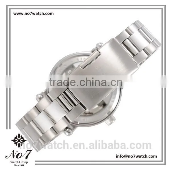 Unisex Mechanical Automatic Movement Stainless Steel Watch With 5 ATM Water Resistant photo-4