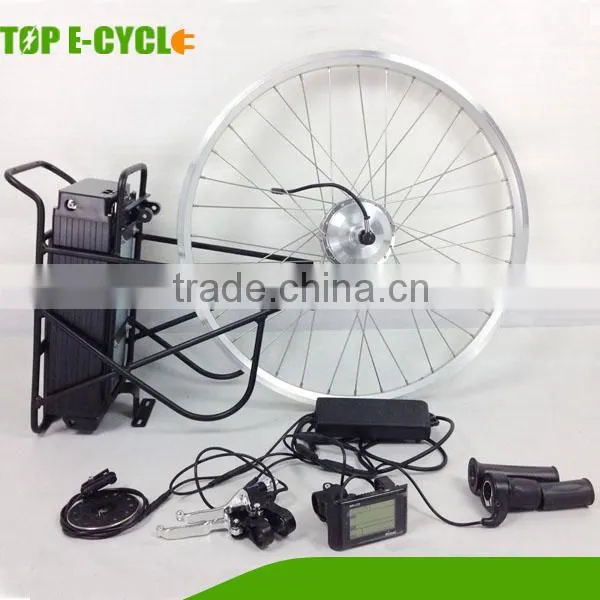 48V electric bike wheel kit with lithium ion battery
