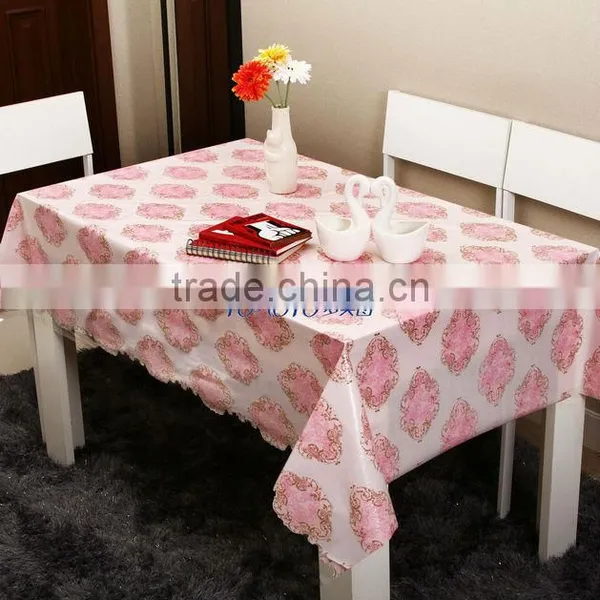The New Tablecloth Lace Tablecloth Borders PVC Wrinkling Sparkling photo-6