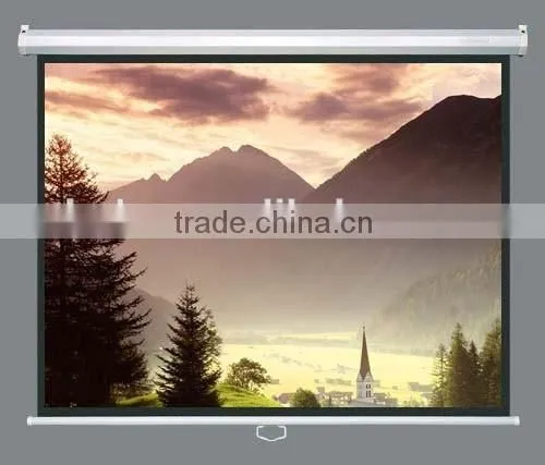 120 Inch Manual Projector Screen/matte White Pull Down Projector Screen photo-2