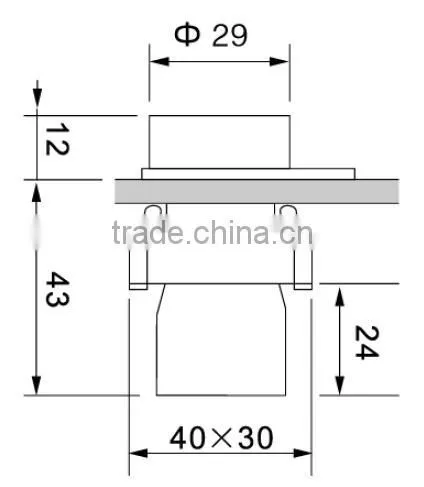 UTL Latest Products In Market Instantaneous Automotive Push Button Switches Key Mark Button 220V photo-5