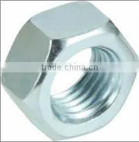 WHITE YELLOW ZINC PLATED DIN 934 HEX NUT