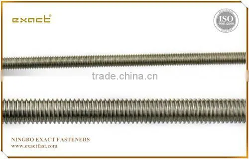 Short Thread Rod Din976 Grade 4.8 8.8 10.9 12.9 Carbon/Stainless Steel Plain Black Zinc Plated HDG M22 Stud Bolt photo-6