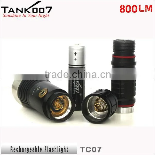 Waterproof Performance 5 Modes Led Flashlight Rechargeable Torch TC07 photo-6