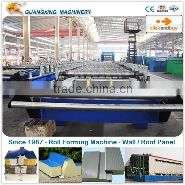 Polyurethane EPS Insulated Wall Sandwich Panel Making Machine photo-5
