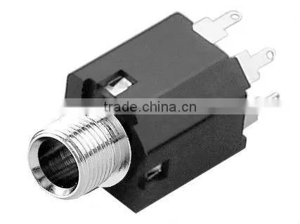 computer audio jack connector 6.35mm PJ60120