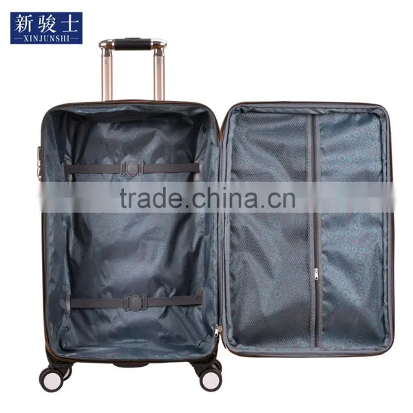 Great Quality pu Genuine Leather Business Leisure Luggage Vintage Suitcase photo-4