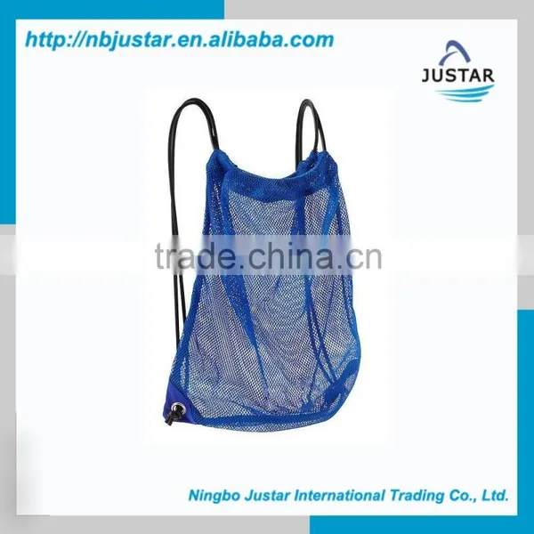 Fabric Material New Style Outdoor Beach Use Sporty Lightweight Nylon Mesh Drawstring Gift Bag Quality Choice photo-2