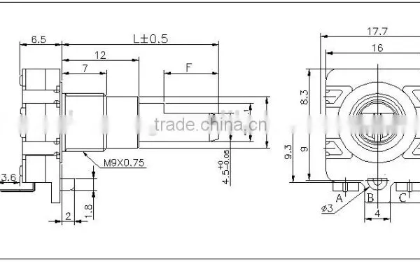 F16E Series Rotary Shaft Encoder Incremental Type High Accuracy Encoder in All Dimensions photo-2