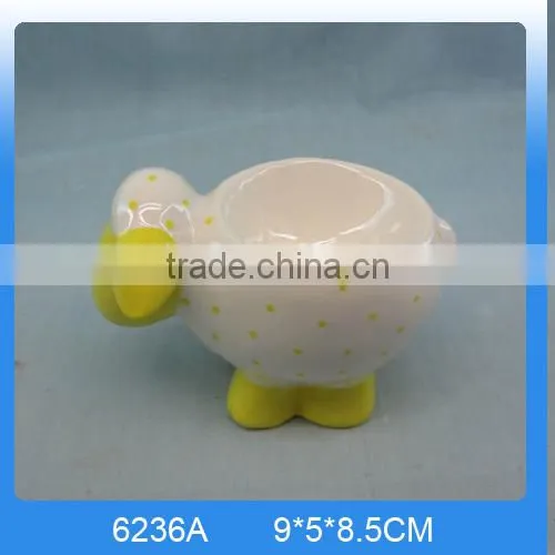 Unique Design Decorative Egg Stands With Ceramic Sheep Figurine photo-5
