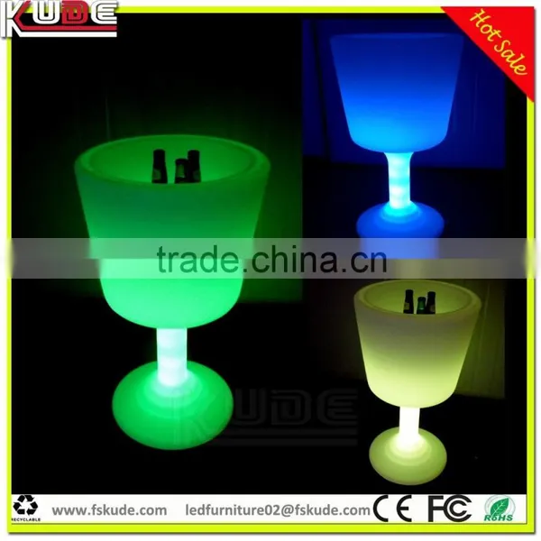 Wave Shape Bar Table Glowing Led Lighting Bar Counter photo-6