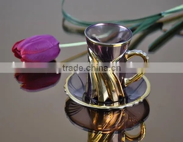 CREATIVE HOT SALING MACHINE PRESSED CUPS AND SAUCERS photo-3