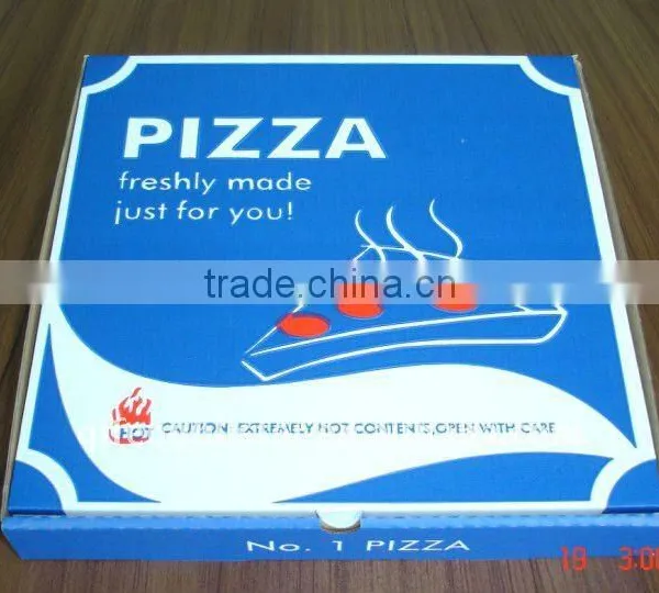 Standard Custom Brown Pizza Box Printed Logo/high Quality and Cheap Price Pizza Box photo-4