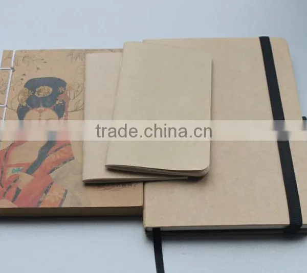 Stitching Binding Kraft Paper Note Book photo-2