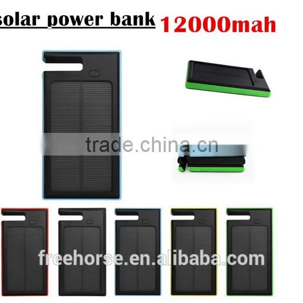 Waterproof IP68 Solar Cellphone Charger 10000mah Portable Solar Power Bank With Dual USB photo-4